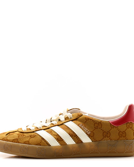 Adidas x Gucci Gazelle Monogram Beige Brown