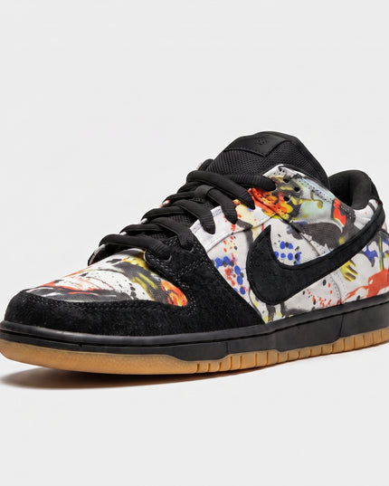 Nike SB Dunk Low x Supreme Rammellzee — 3/4 studio angle