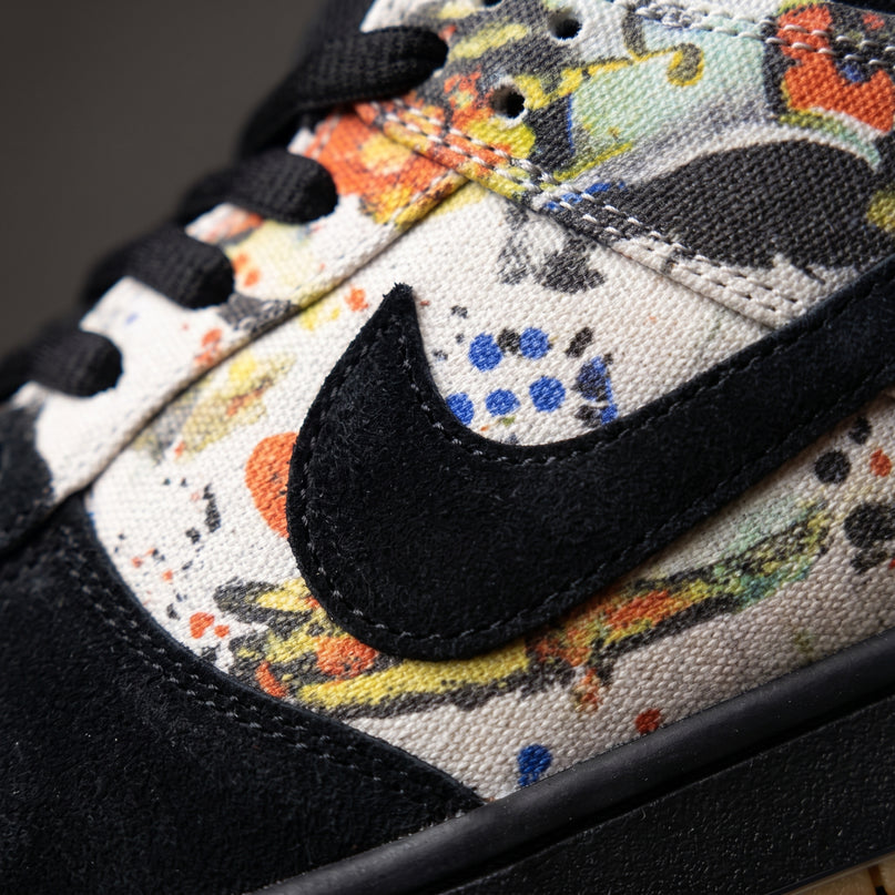 Nike SB Dunk Low x Supreme Rammellzee — Premium detail close-up