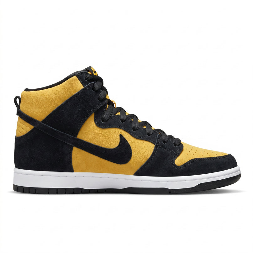 Nike SB Dunk High Reverse Goldenrod — Side profile