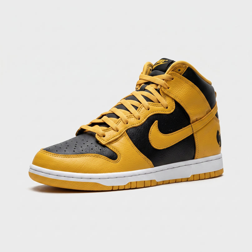 Nike Dunk High x Wu-Tang Clan — 3/4 studio angle