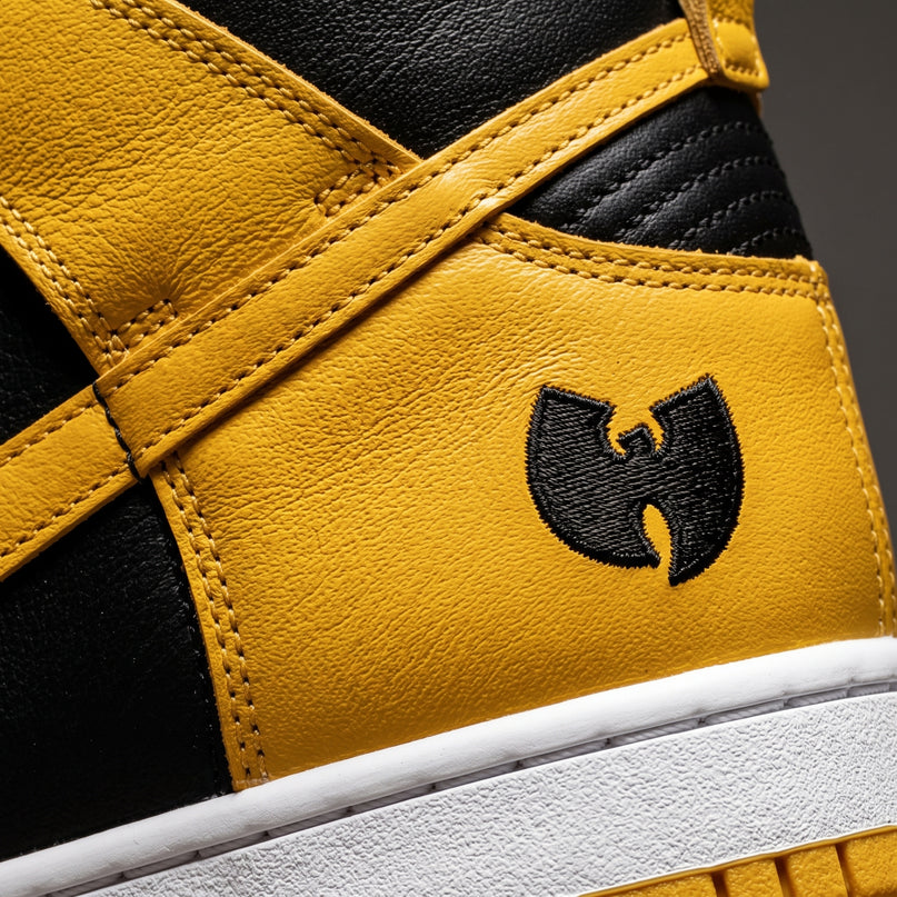 Nike Dunk High x Wu-Tang Clan — Premium detail close-up