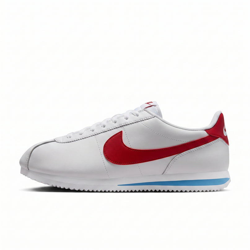 Nike Cortez White University Red Blue — Hero limpia