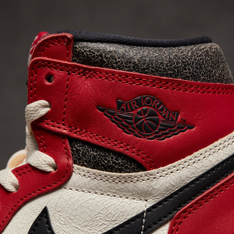 Air Jordan 1 High OG Lost & Found (PS) — Premium detail close-up