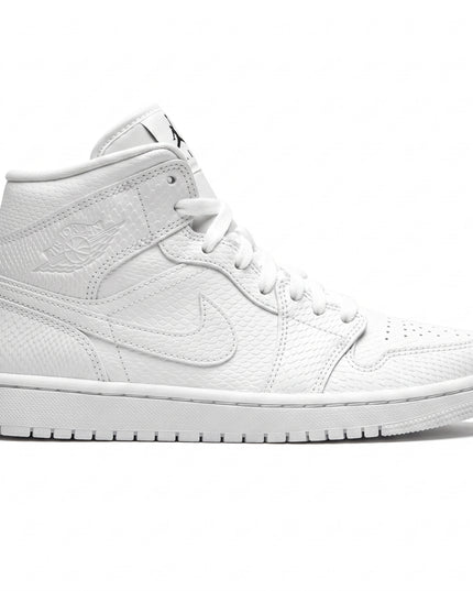 Jordan 1 Mid White — Side profile