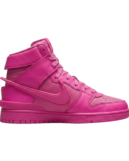 Nike Dunk High x AMBUSH Fuchsia — Side profile