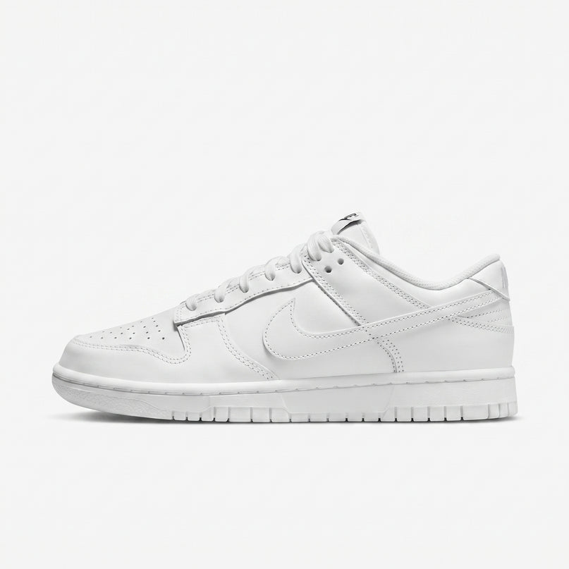 dunk low triple white — Hero limpia