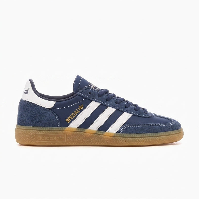 Sporty & Rich x Adidas Hanball Spezial Azul — Side profile