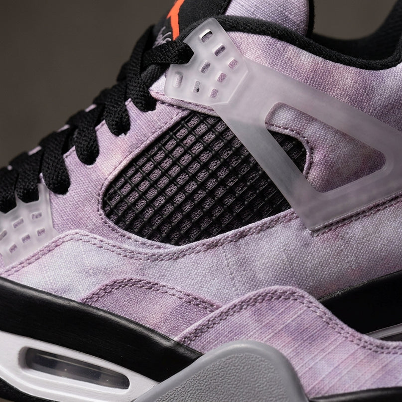 Jordan 4 Zen Master — Premium detail close-up