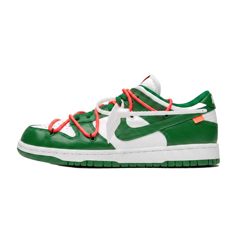 Nike dunk low off white pine green — Hero limpia