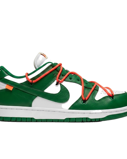 Nike dunk low off white pine green — Side profile
