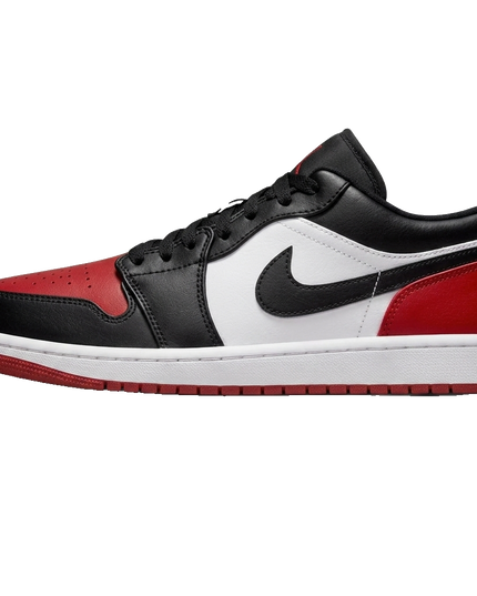 Air Jordan 1 Low Bred Toe — Side profile