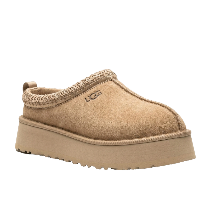 UGG Tazz slipper Sand — 3/4 studio angle