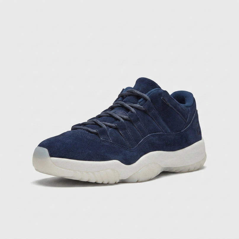 Jordan 11 Retro Low Derek Jeter RE2PECT — 3/4 studio angle