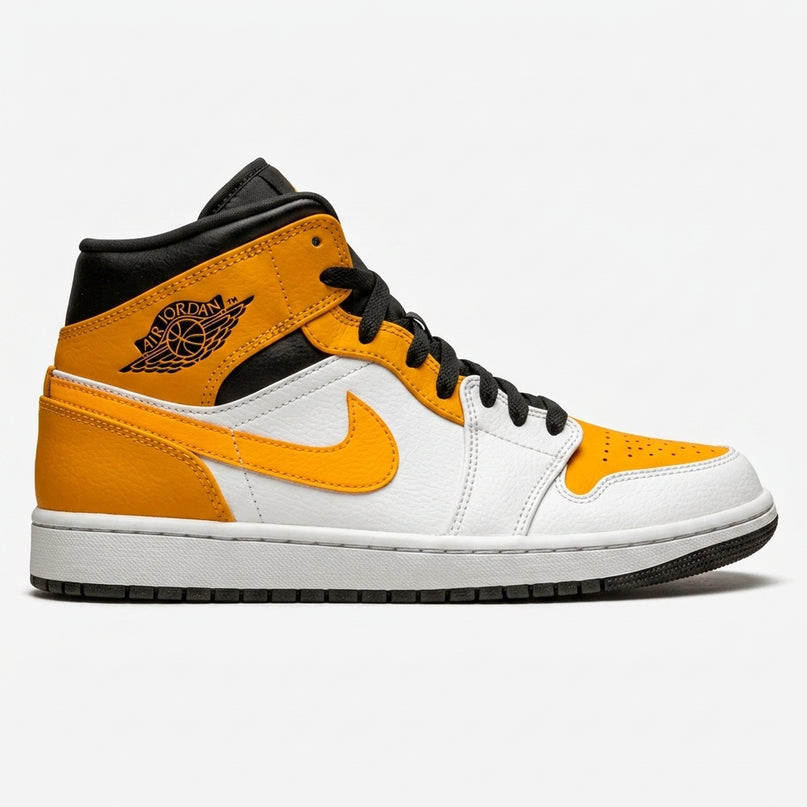 jordan 1 mid university gold — Side profile