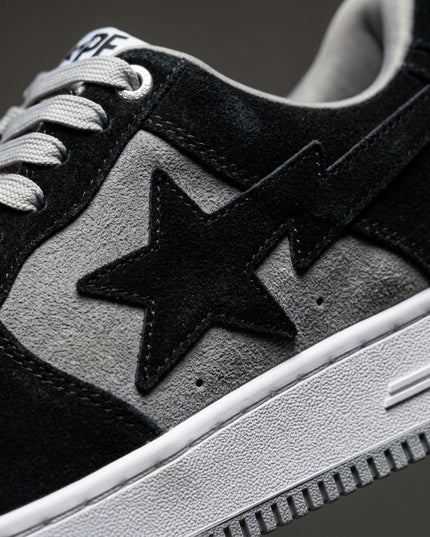 Bape Sta Black Suede — Premium detail close-up