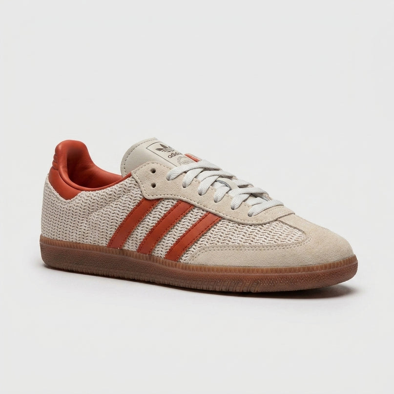 Adidas Samba Preloved Red — 3/4 studio angle