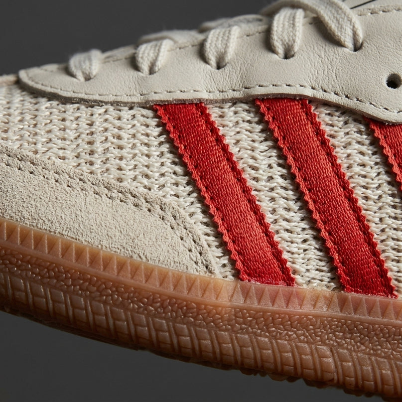 Adidas Samba Preloved Red — Premium detail close-up