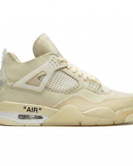 Jordan 4 Off White Sail — Hero limpia