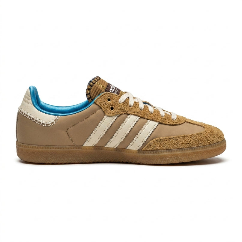 Adidas Samba Wales Bonner Nylon Desert Sand — Side profile