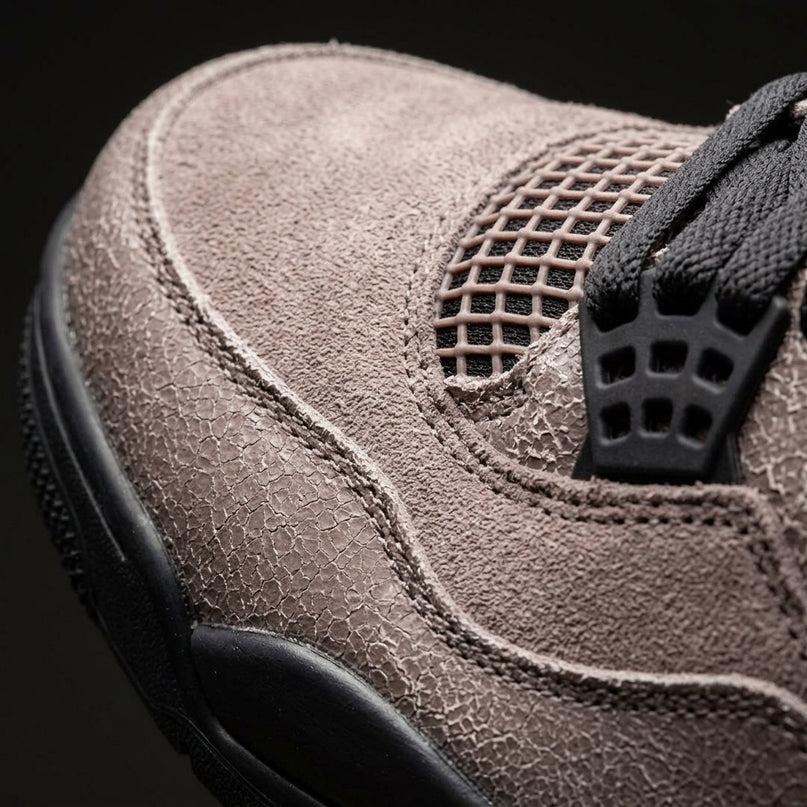 Jordan 4 Taupe Haze — Premium detail close-up