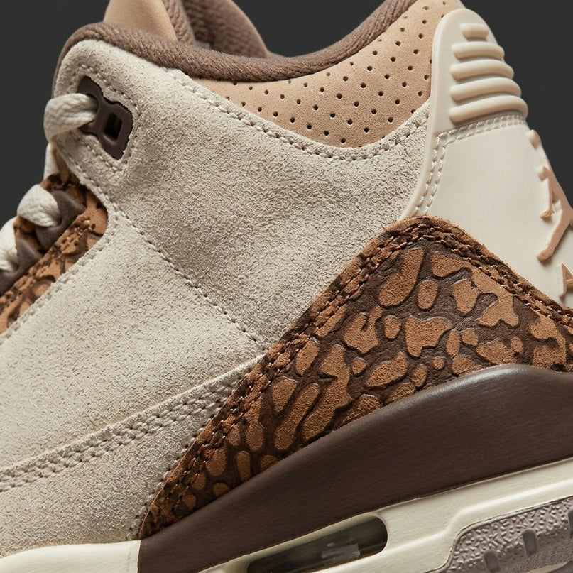 Jordan 3 Palomino GS — Premium detail close-up