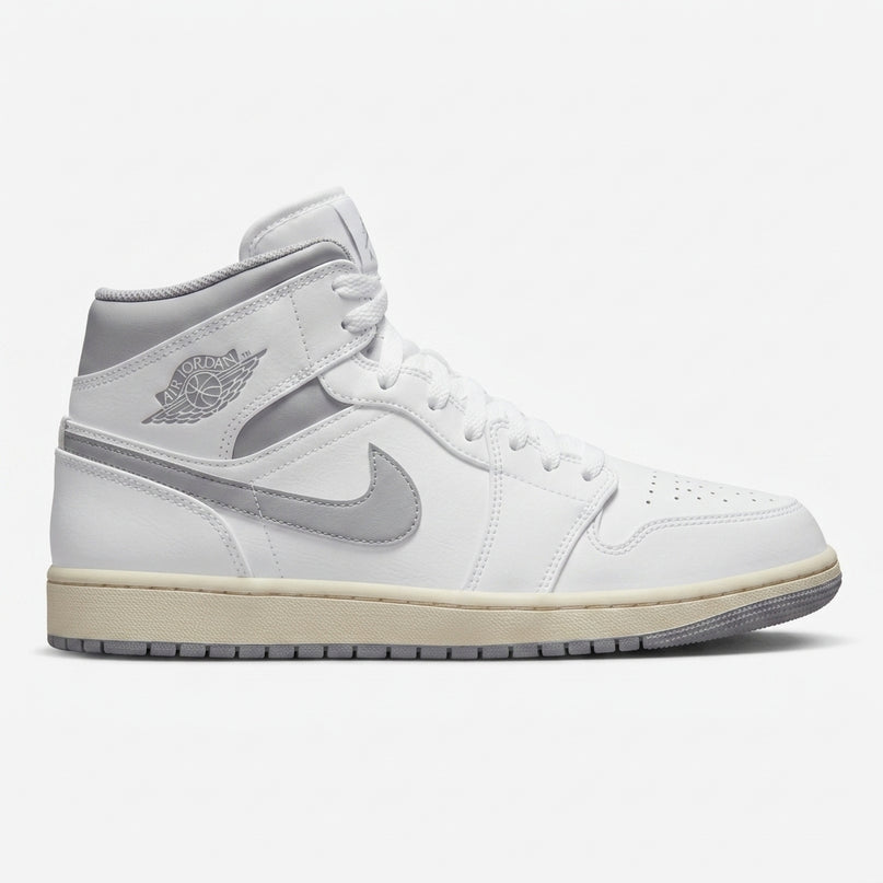 Jordan 1 mid neutral grey — Side profile