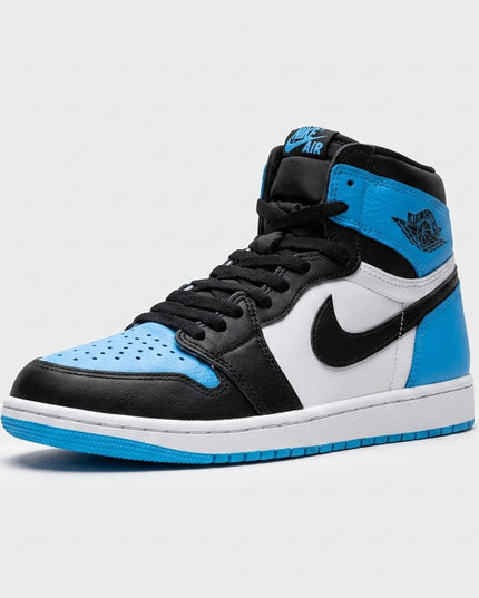 Air Jordan 1 High OG UNC Toe — 3/4 studio angle