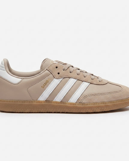 Adidas Samba OG Wonder Taupe — Side profile