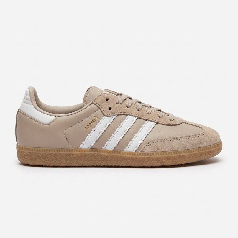 Adidas Samba OG Wonder Taupe — Side profile