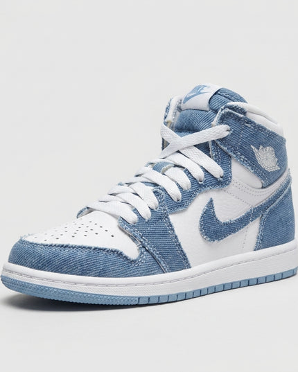 Air Jordan 1 High OG Border Blue Denim (PS) — 3/4 studio angle