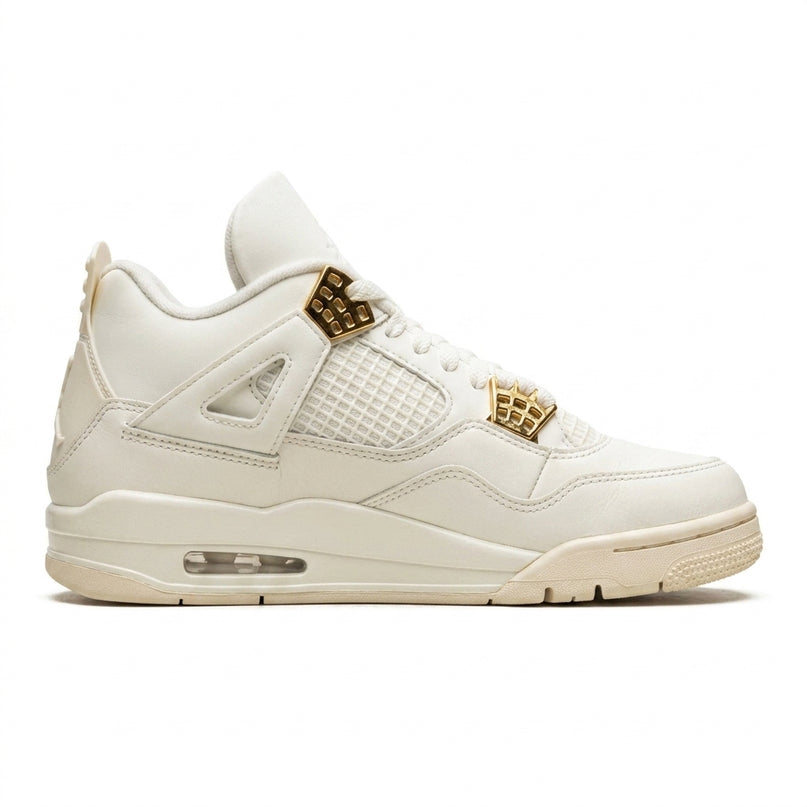 Jordan 4 Metallic Gold — Side profile