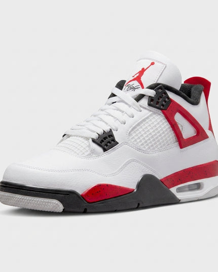 Jordan 4 Red Cement GS — 3/4 studio angle