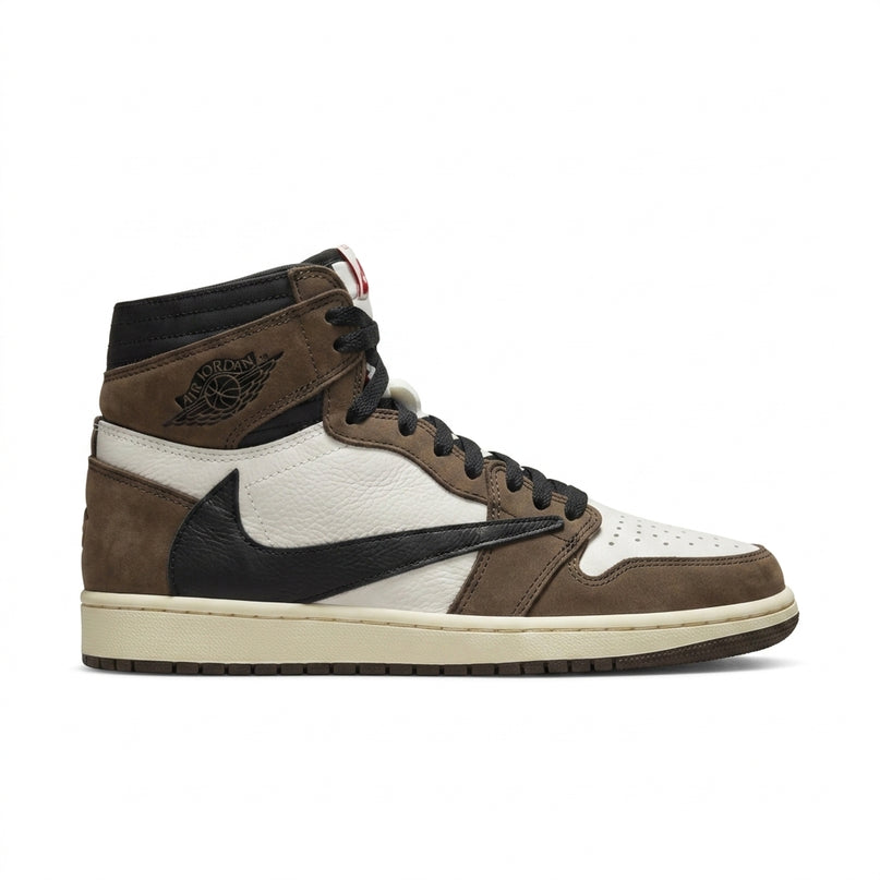 Travis Scott x Air Jordan 1 High OG Mocha — Side profile