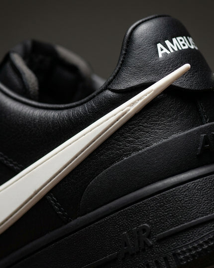 Air Force 1 Low Ambush Phantom Black — Premium detail close-up