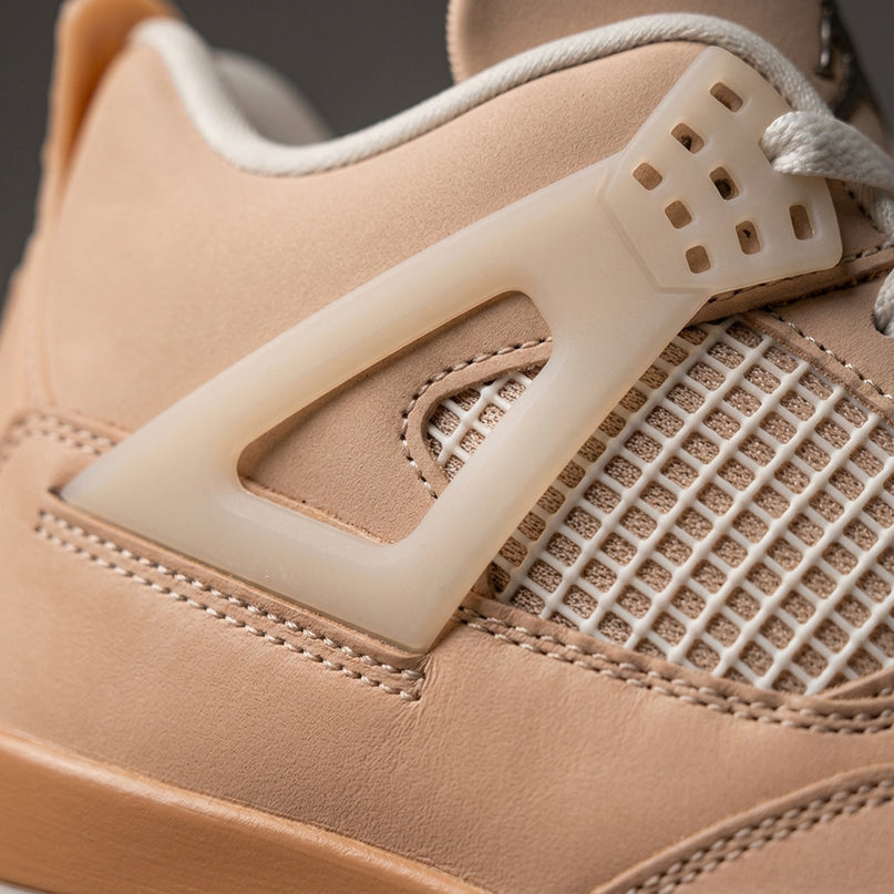 Jordan 4 Shimmer — Premium detail close-up