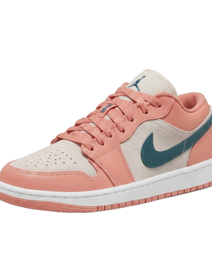 Jordan 1 low madder root — 3/4 studio angle