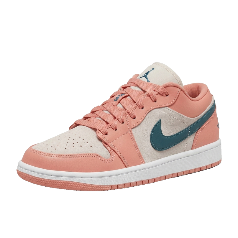 Jordan 1 low madder root — 3/4 studio angle
