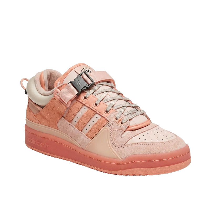 Adidas Forum Low Bad Bunny Easter Egg — 3/4 studio angle