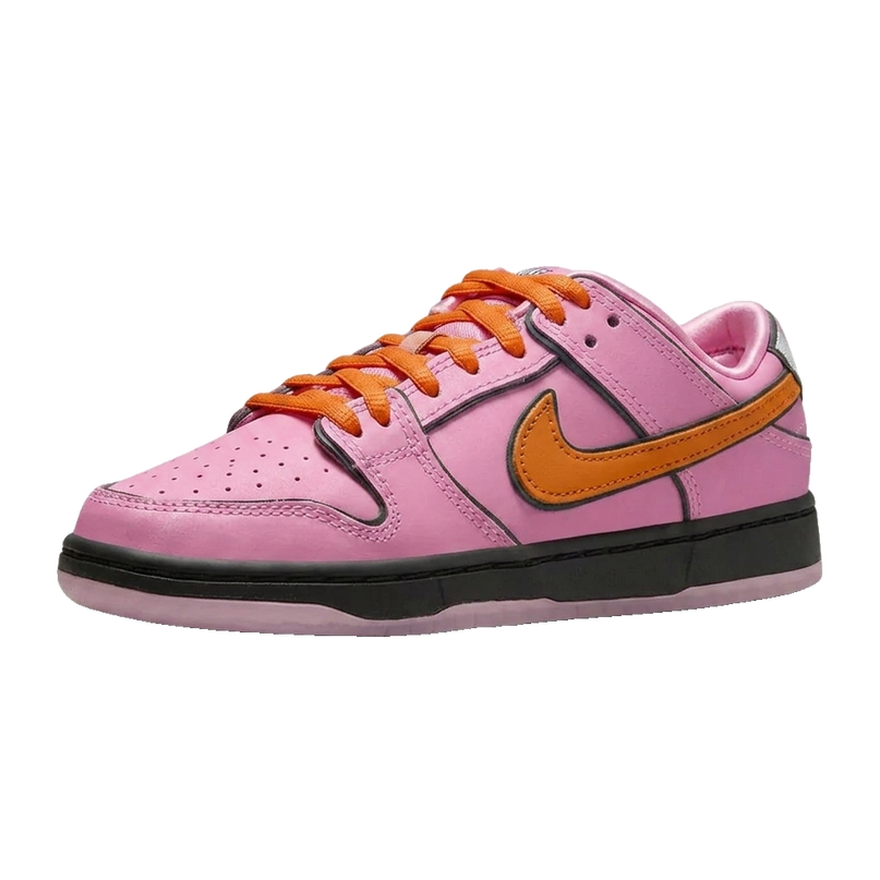 Nike SB Dunk Low Powerpuff Blossom PS — 3/4 studio angle