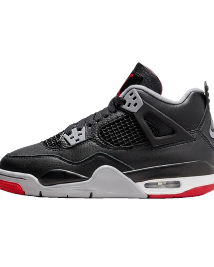 Jordan 4 Bred Reimagined GS — Side profile