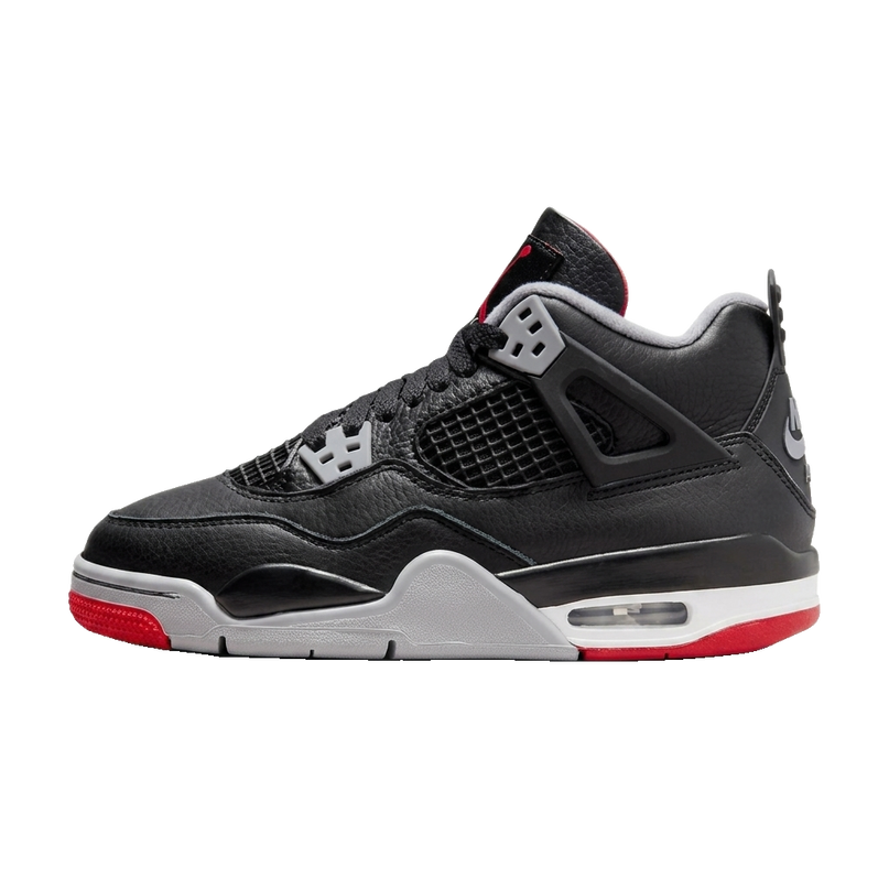 Jordan 4 Bred Reimagined GS — Side profile
