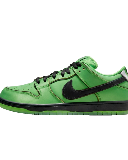 Nike SB Dunk low Powerpuff Girls Buttercup — Side profile