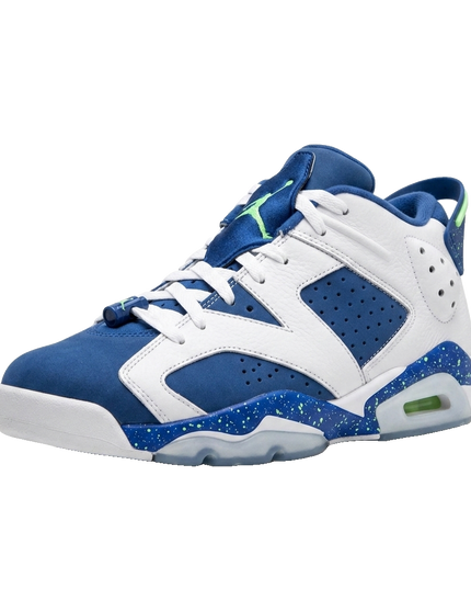 Air Jordan 6 Retro Low Ghost green — 3/4 studio angle