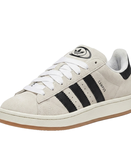 Campus Crystal White Core Black — 3/4 studio angle