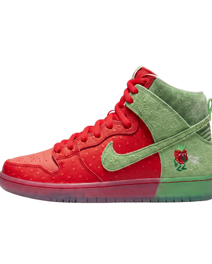 Nike SB Dunk High Strawberry Cough — Hero limpia