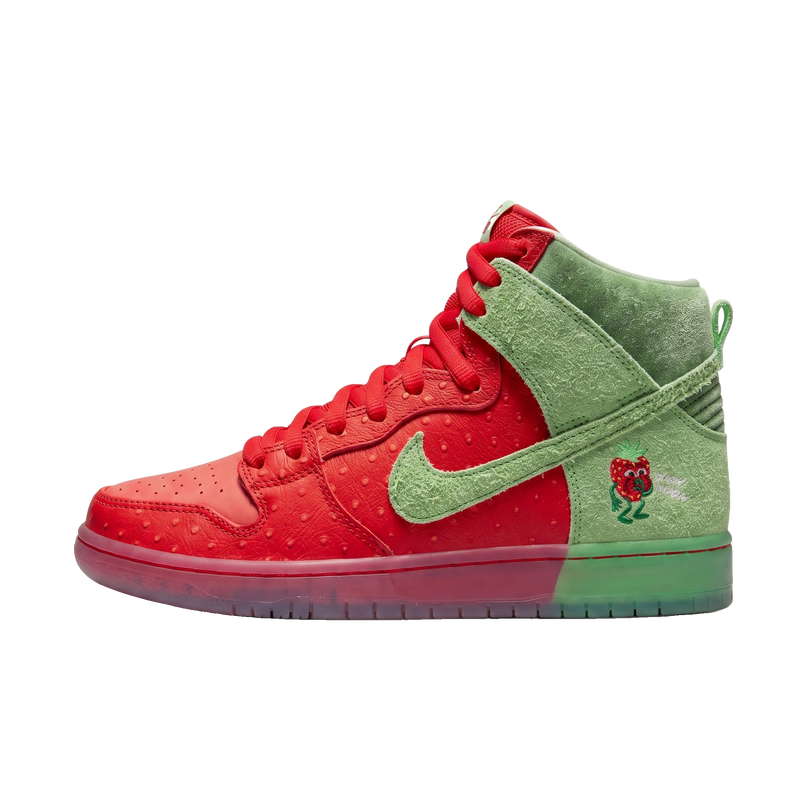 Nike SB Dunk High Strawberry Cough — Hero limpia