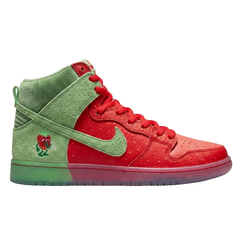 Nike SB Dunk High Strawberry Cough — Side profile