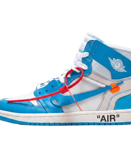 Off-White x Air Jordan 1 High OG University Blue — Hero limpia