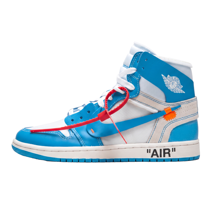 Off-White x Air Jordan 1 High OG University Blue — Hero limpia